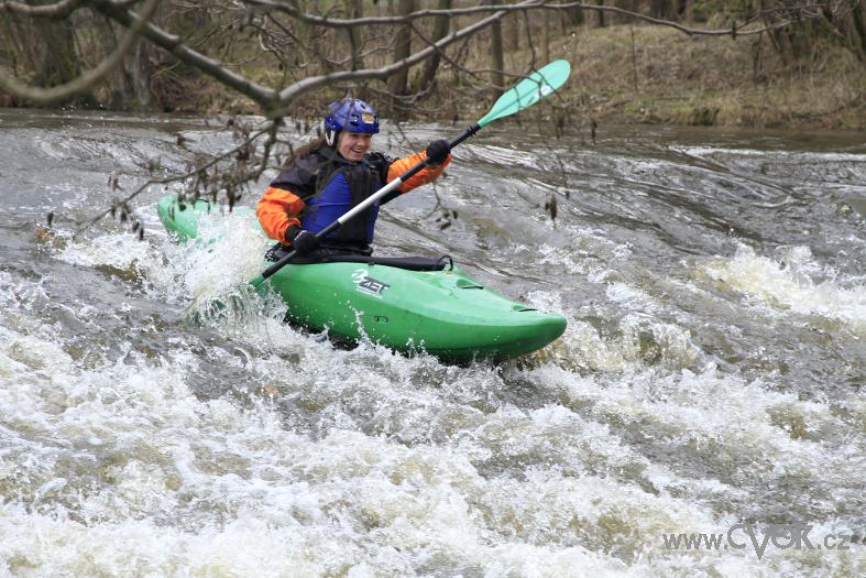 Kajak Chrudimka, opakovací kurz na hezoučké WW 1