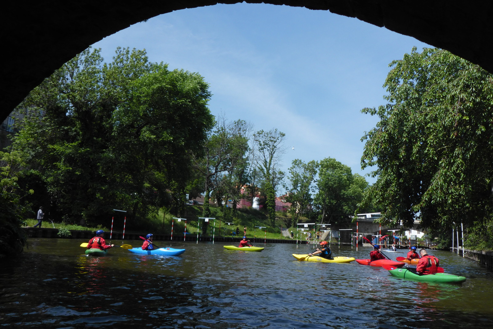 Kajak škola kanál Brandýs - pokračování pro kajakáře z Paraplíčka