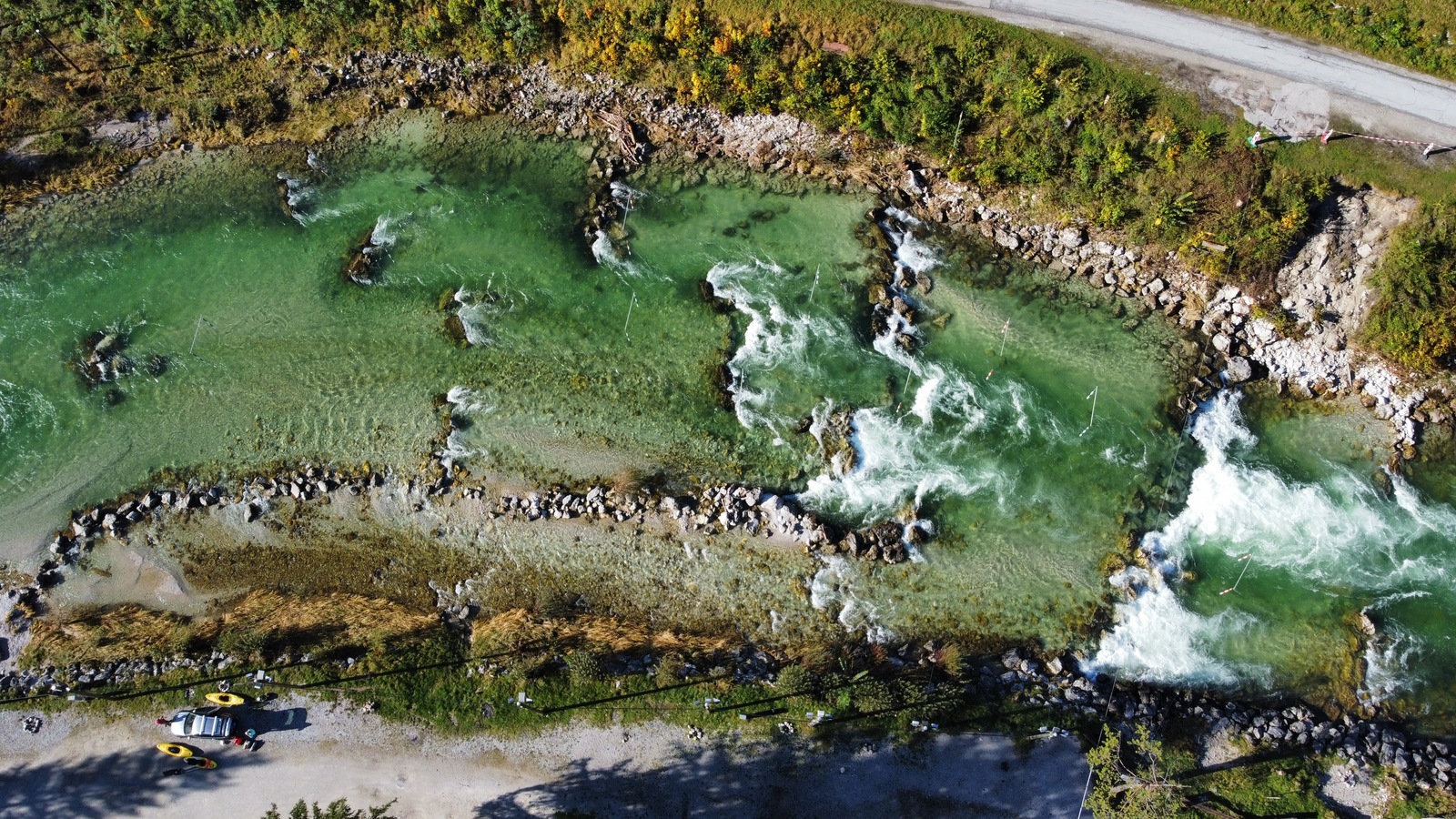 Packraft Salza Rakousko - kajakáři z kanálů v Brandýse a Roudnici