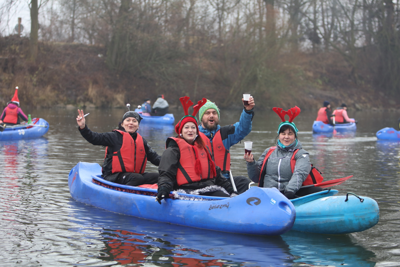 Vánoční Labe - vodácká stezka z Kunětic do Pardubic