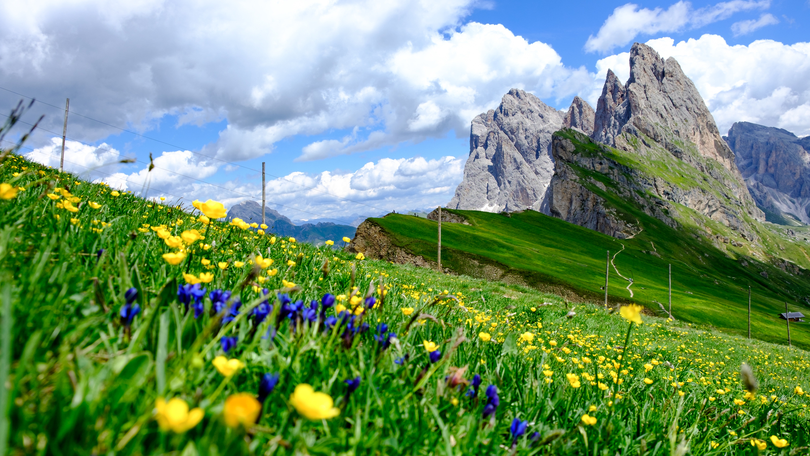 Řeky severní Itálie a Seceda, jedno z nejkrásnějších míst Dolomit. Snídaně v ceně.