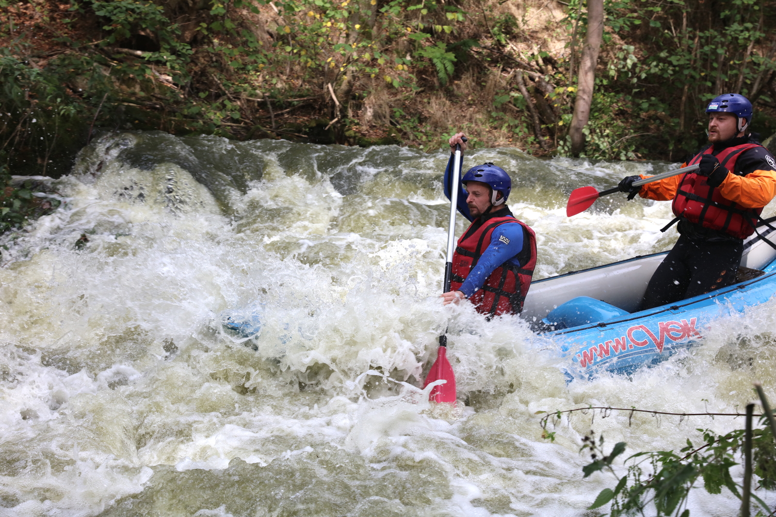 Hamerský potok s instruktorem nebo sami. Dovoz a půjčovna lodí. Kanoe a kajaky.