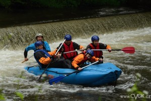 Rafting Moravice s instruktorem nebo jen půjčovna
